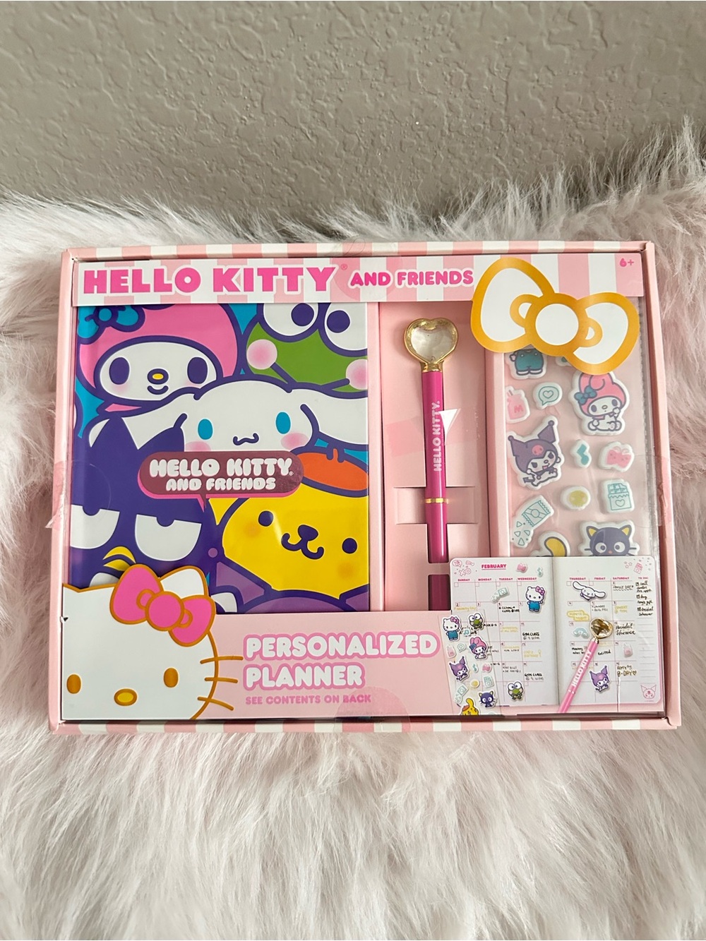 Hello Kitty‎ Pink and Multicolor Personalized Planner Set